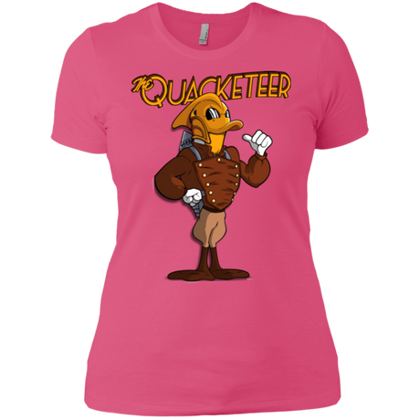 T-Shirts Hot Pink / X-Small The Quacketeer Women's Premium T-Shirt