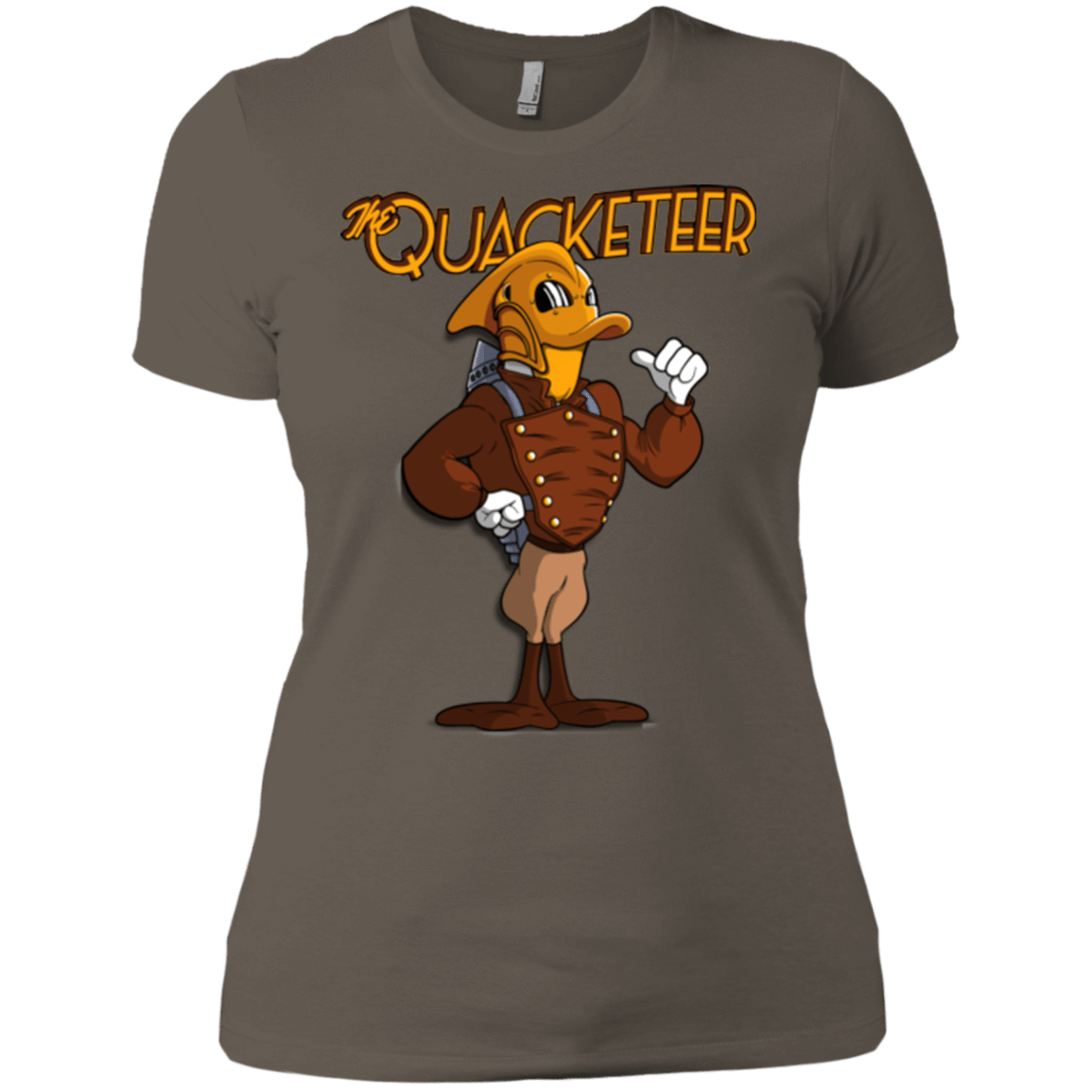 T-Shirts Warm Grey / X-Small The Quacketeer Women's Premium T-Shirt