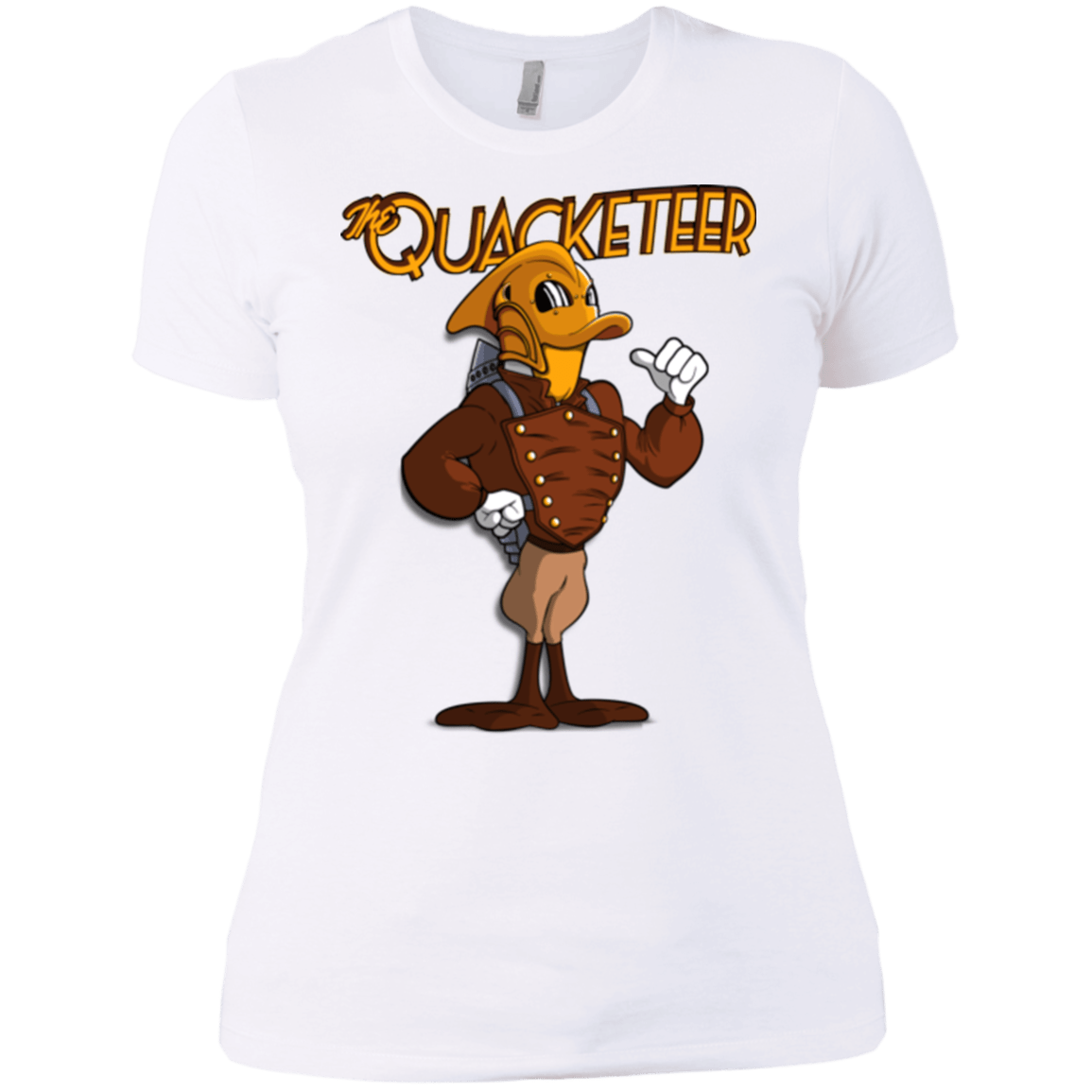 T-Shirts White / X-Small The Quacketeer Women's Premium T-Shirt