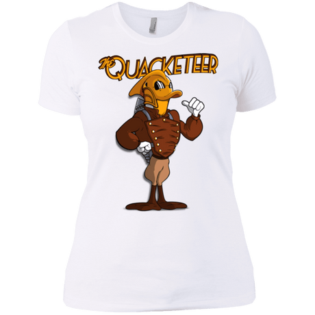 T-Shirts White / X-Small The Quacketeer Women's Premium T-Shirt