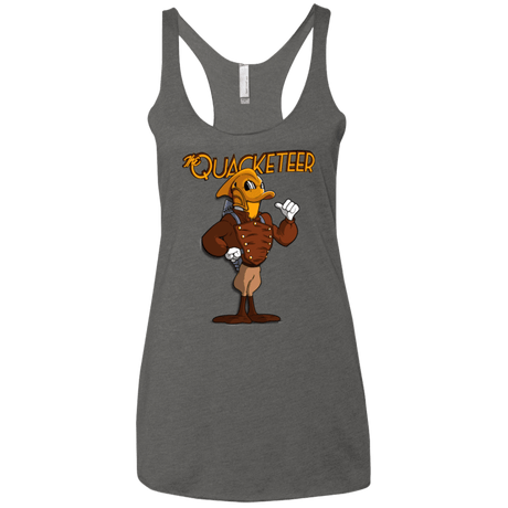 T-Shirts Premium Heather / X-Small The Quacketeer Women's Triblend Racerback Tank