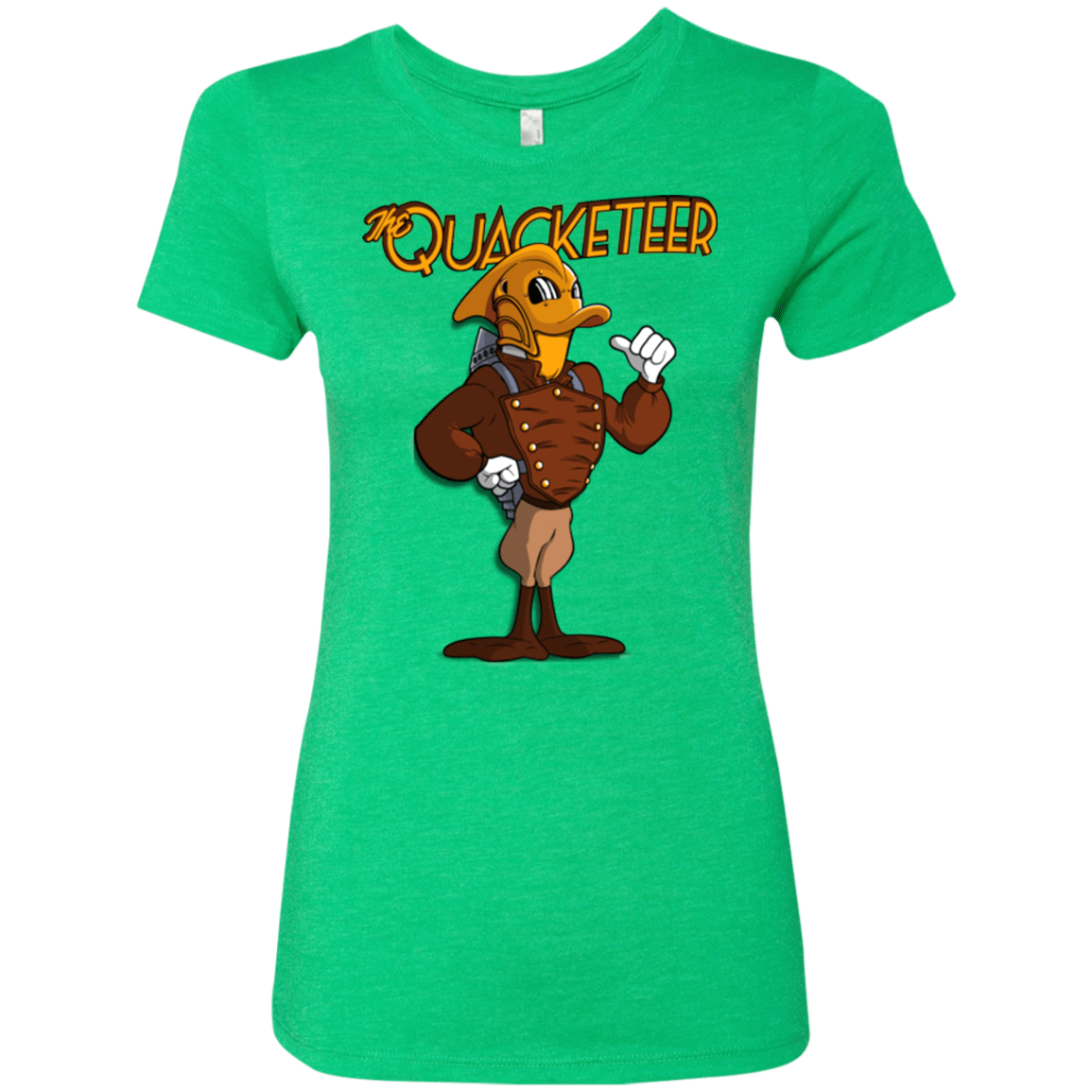 T-Shirts Envy / Small The Quacketeer Women's Triblend T-Shirt