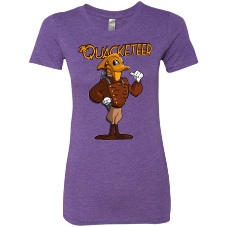 T-Shirts Purple Rush / Small The Quacketeer Women's Triblend T-Shirt