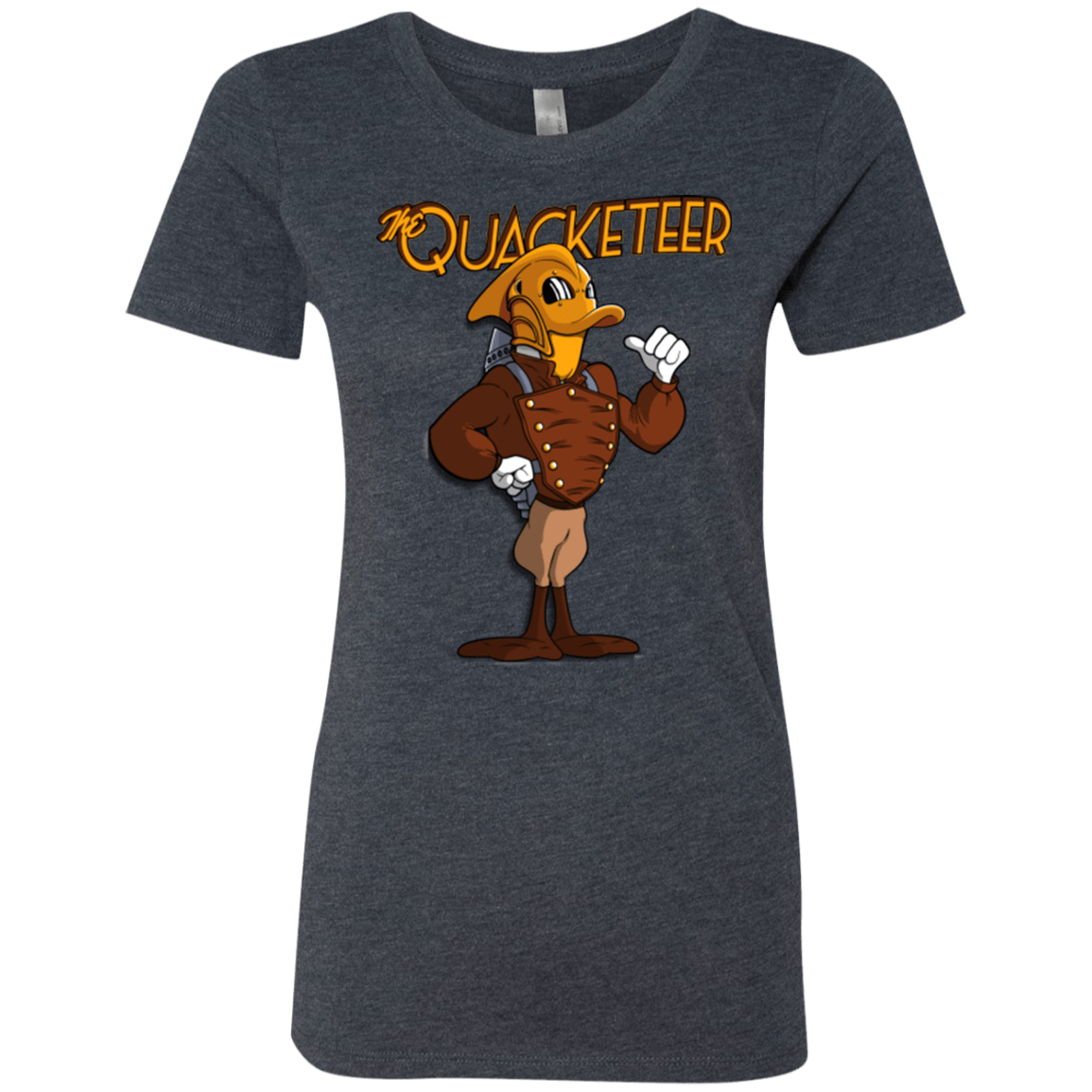 T-Shirts Vintage Navy / Small The Quacketeer Women's Triblend T-Shirt