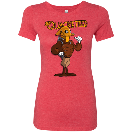 T-Shirts Vintage Red / Small The Quacketeer Women's Triblend T-Shirt
