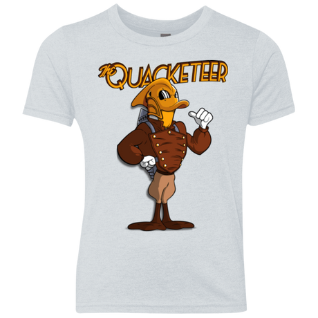T-Shirts Heather White / YXS The Quacketeer Youth Triblend T-Shirt