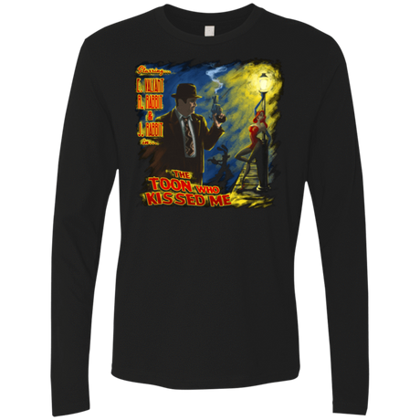 T-Shirts Black / Small The Rabbit Who Kissed Me Men's Premium Long Sleeve