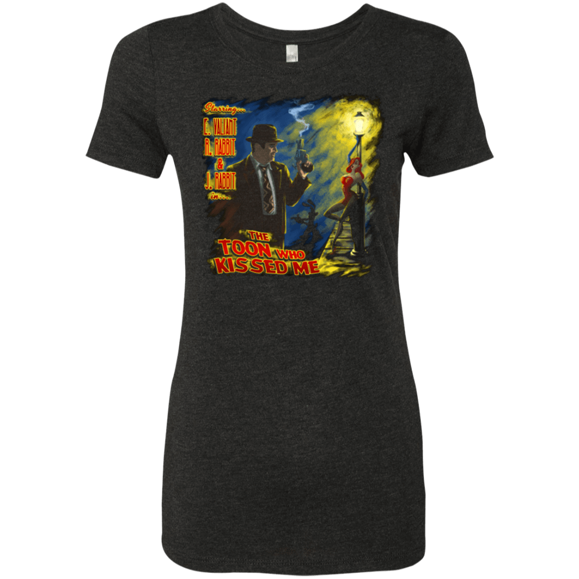 T-Shirts Vintage Black / Small The Rabbit Who Kissed Me Women's Triblend T-Shirt