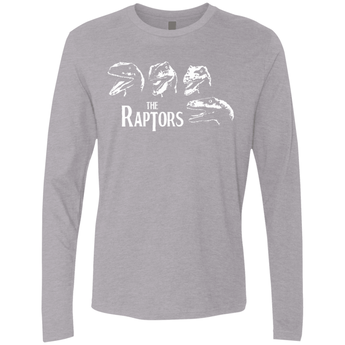 T-Shirts Heather Grey / Small The Raptors Men's Premium Long Sleeve