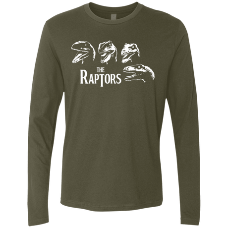 T-Shirts Military Green / Small The Raptors Men's Premium Long Sleeve
