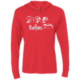 T-Shirts Vintage Red / X-Small The Raptors Triblend Long Sleeve Hoodie Tee
