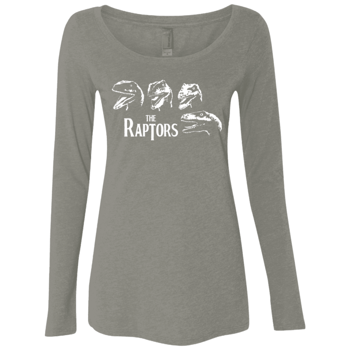 T-Shirts Venetian Grey / Small The Raptors Women's Triblend Long Sleeve Shirt