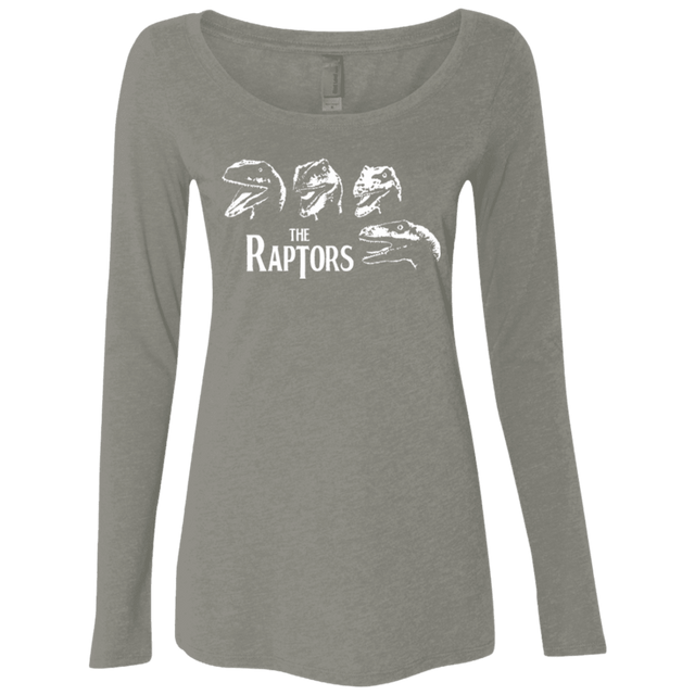 T-Shirts Venetian Grey / Small The Raptors Women's Triblend Long Sleeve Shirt