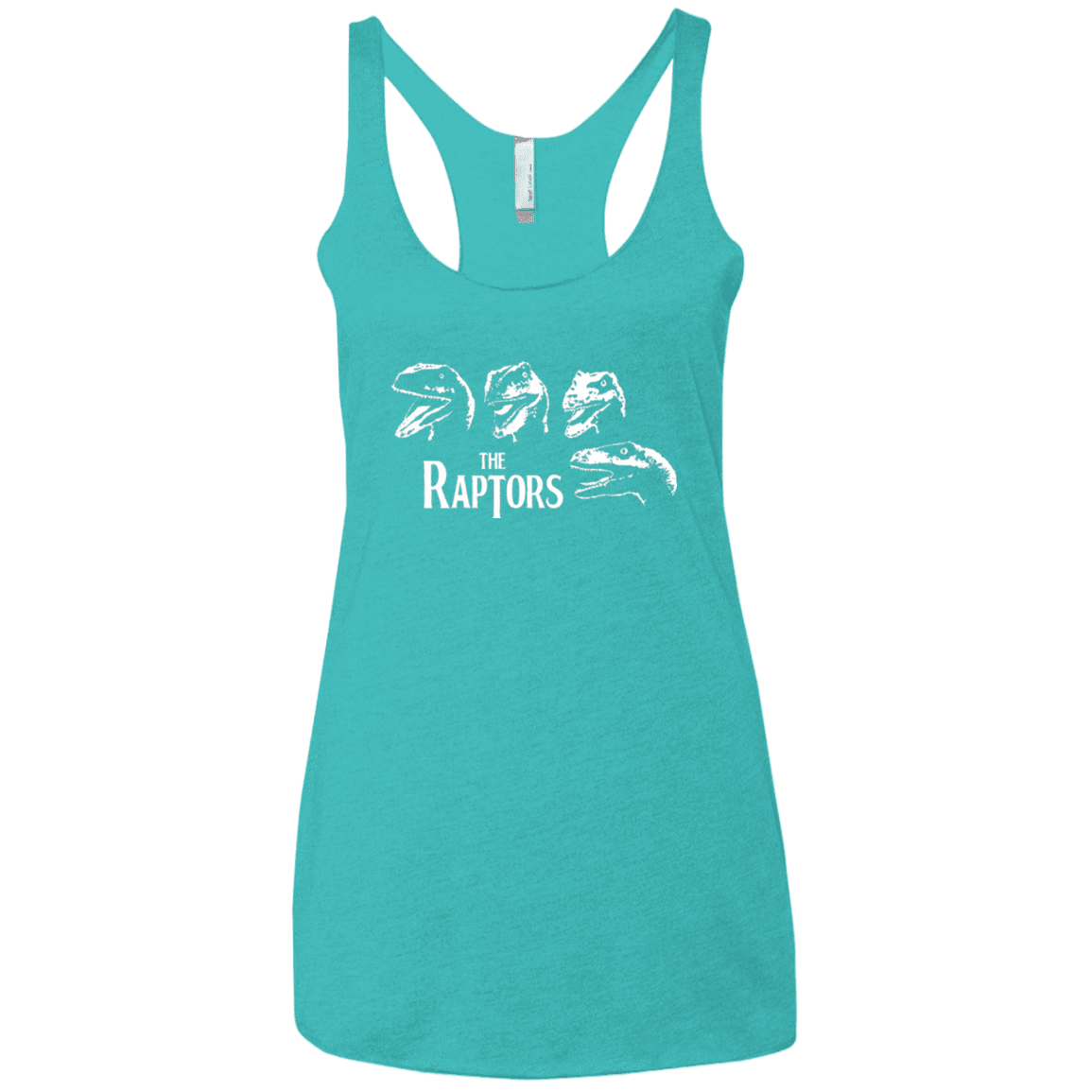 T-Shirts Tahiti Blue / X-Small The Raptors Women's Triblend Racerback Tank
