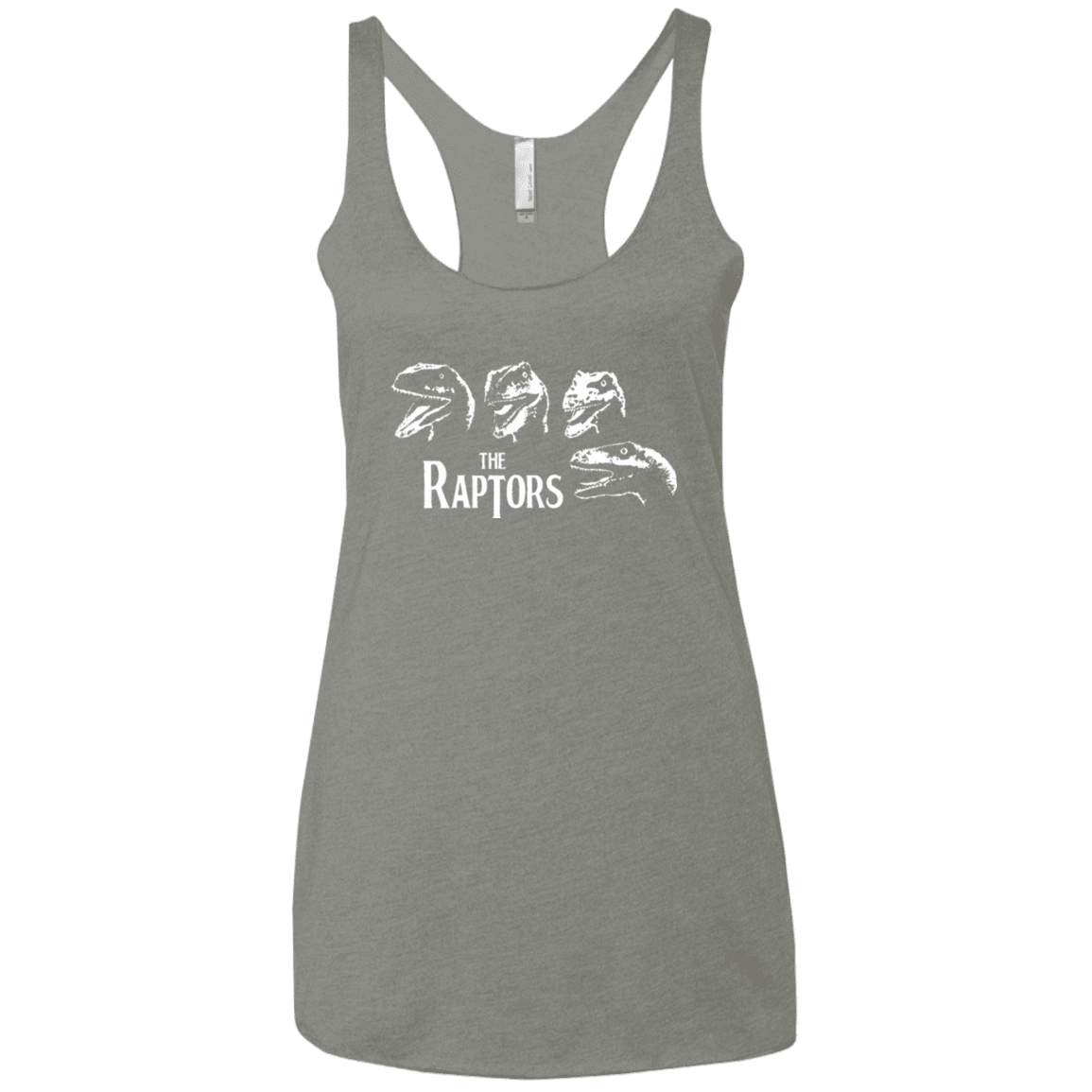 T-Shirts Venetian Grey / X-Small The Raptors Women's Triblend Racerback Tank