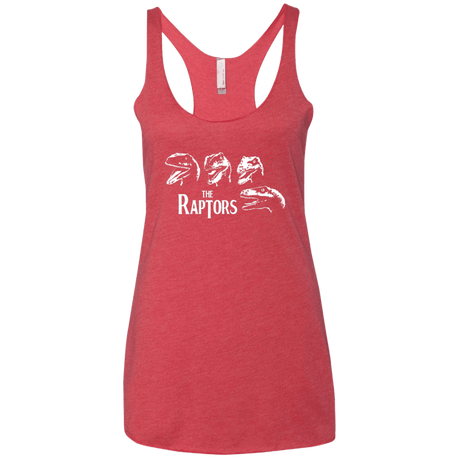 T-Shirts Vintage Red / X-Small The Raptors Women's Triblend Racerback Tank