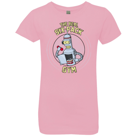 T-Shirts Light Pink / YXS The Real Six Pack Girls Premium T-Shirt