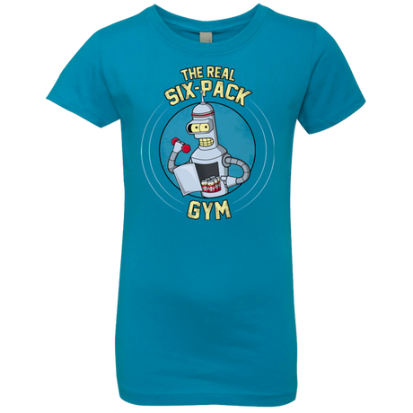 T-Shirts Turquoise / YXS The Real Six Pack Girls Premium T-Shirt