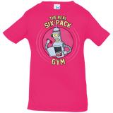 T-Shirts Hot Pink / 6 Months The Real Six Pack Infant Premium T-Shirt
