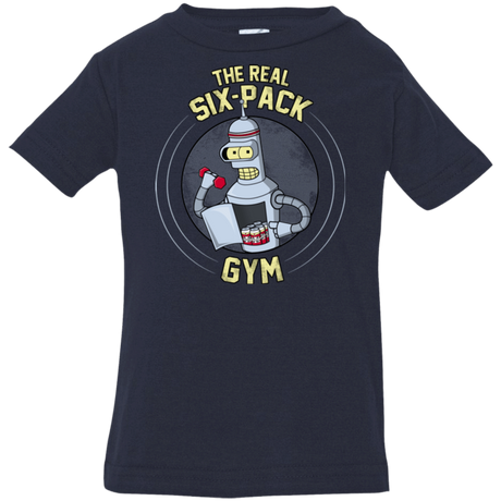 T-Shirts Navy / 6 Months The Real Six Pack Infant Premium T-Shirt