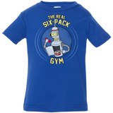 T-Shirts Royal / 6 Months The Real Six Pack Infant Premium T-Shirt