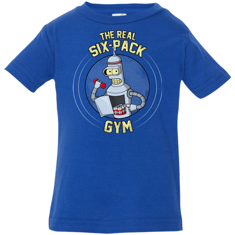 T-Shirts Royal / 6 Months The Real Six Pack Infant Premium T-Shirt