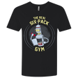 T-Shirts Black / X-Small The Real Six Pack Men's Premium V-Neck