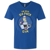 T-Shirts Royal / X-Small The Real Six Pack Men's Premium V-Neck