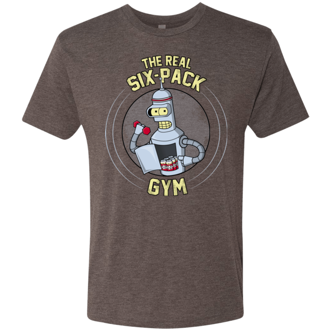 T-Shirts Macchiato / Small The Real Six Pack Men's Triblend T-Shirt