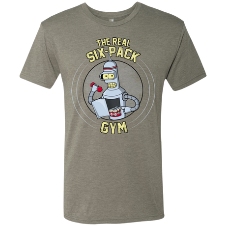 T-Shirts Venetian Grey / Small The Real Six Pack Men's Triblend T-Shirt