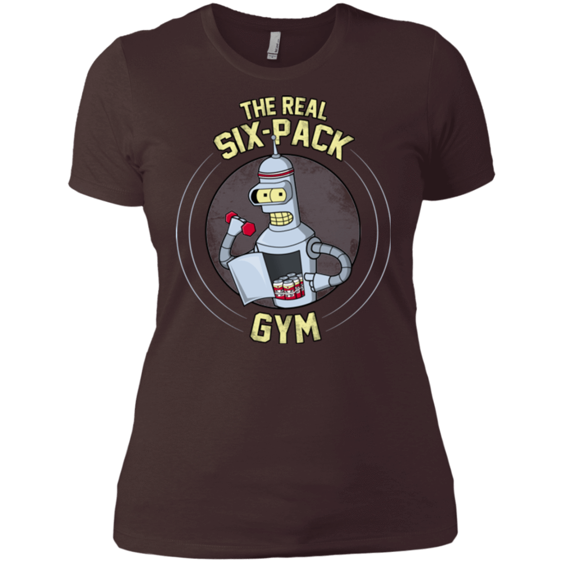 T-Shirts Dark Chocolate / X-Small The Real Six Pack Women's Premium T-Shirt