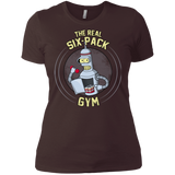 T-Shirts Dark Chocolate / X-Small The Real Six Pack Women's Premium T-Shirt