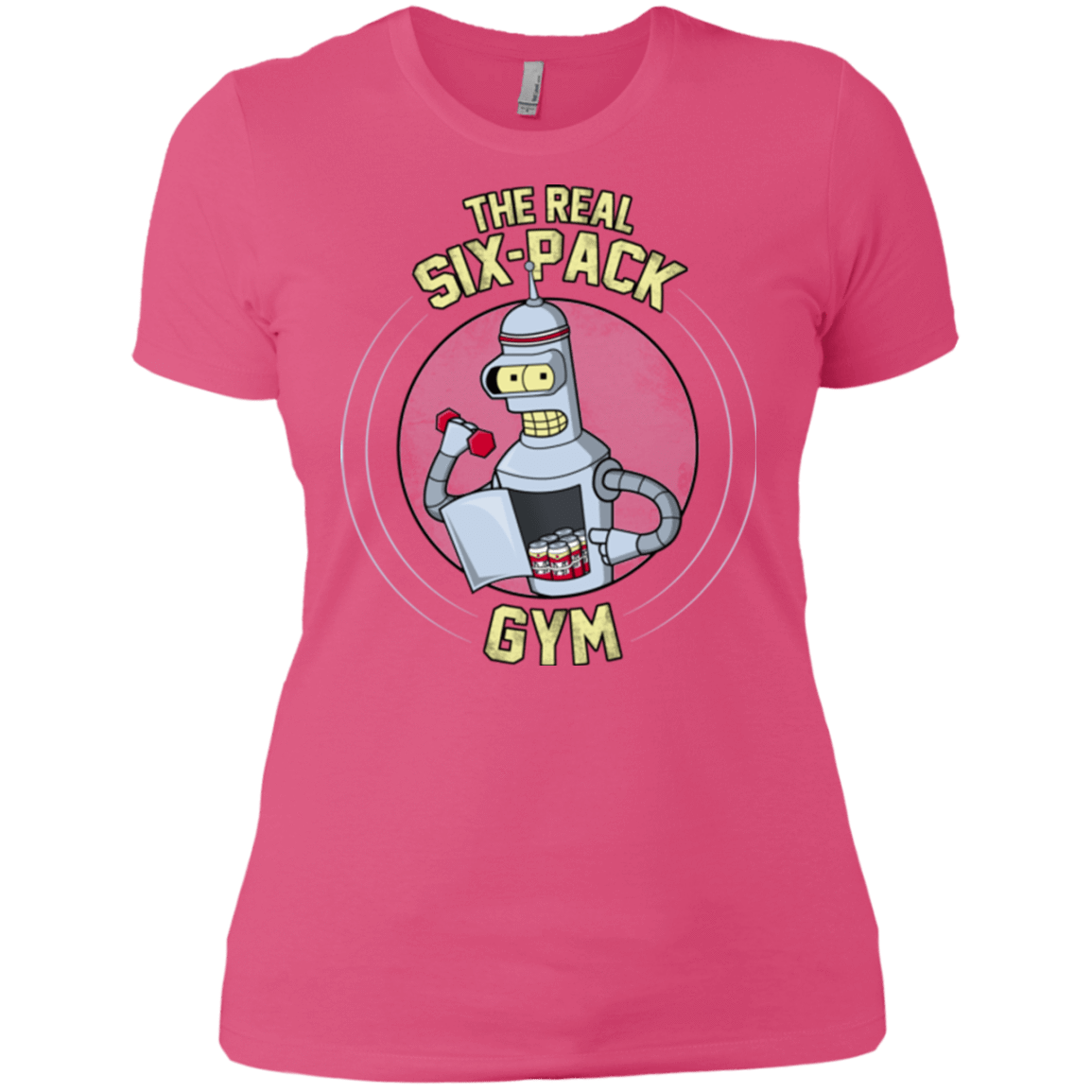 T-Shirts Hot Pink / X-Small The Real Six Pack Women's Premium T-Shirt