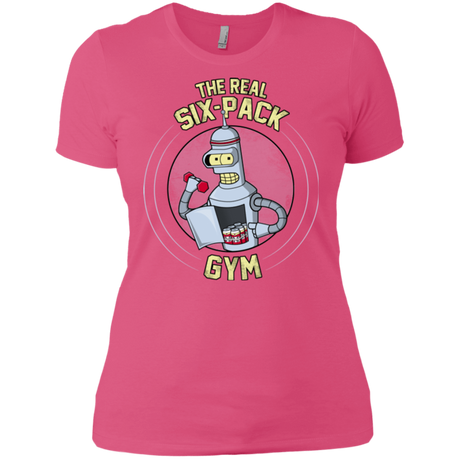 T-Shirts Hot Pink / X-Small The Real Six Pack Women's Premium T-Shirt