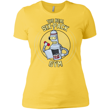 T-Shirts Vibrant Yellow / X-Small The Real Six Pack Women's Premium T-Shirt