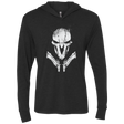 T-Shirts Vintage Black / X-Small The reaper-01 Triblend Long Sleeve Hoodie Tee