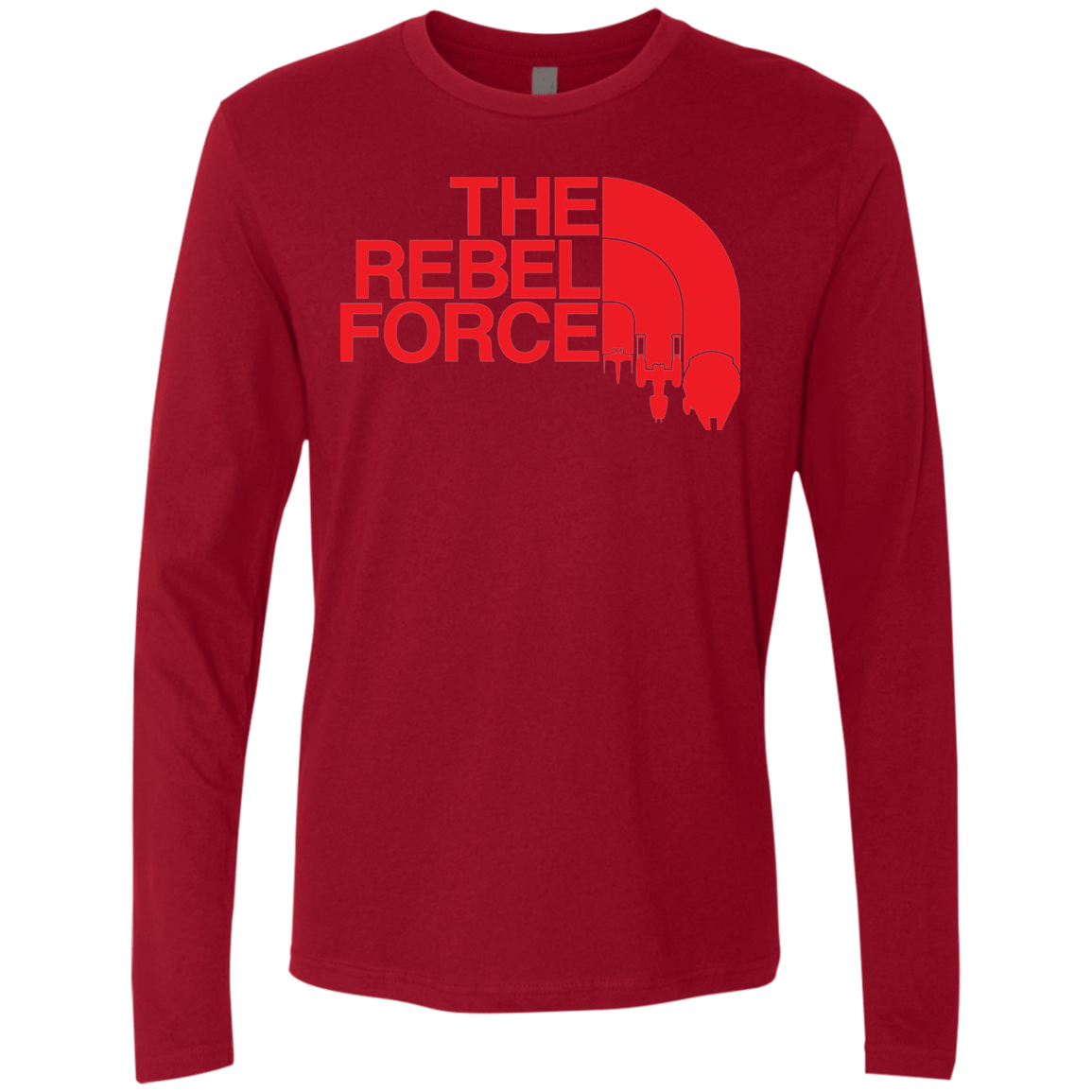 T-Shirts Cardinal / Small The Rebel Force 2 Men's Premium Long Sleeve