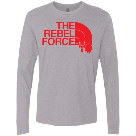 T-Shirts Heather Grey / Small The Rebel Force 2 Men's Premium Long Sleeve