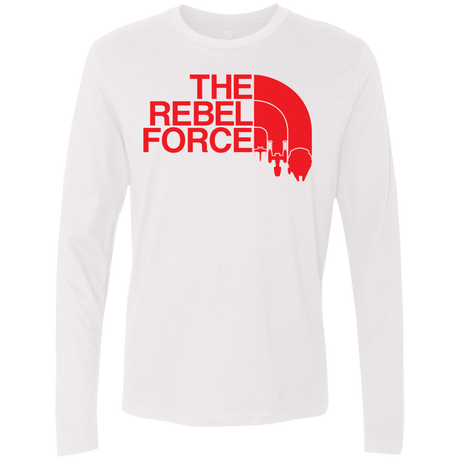 T-Shirts White / Small The Rebel Force 2 Men's Premium Long Sleeve