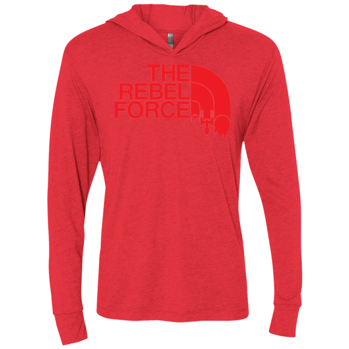 T-Shirts Vintage Red / X-Small The Rebel Force 2 Triblend Long Sleeve Hoodie Tee
