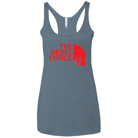 T-Shirts Indigo / X-Small The Rebel Force 2 Women's Triblend Racerback Tank