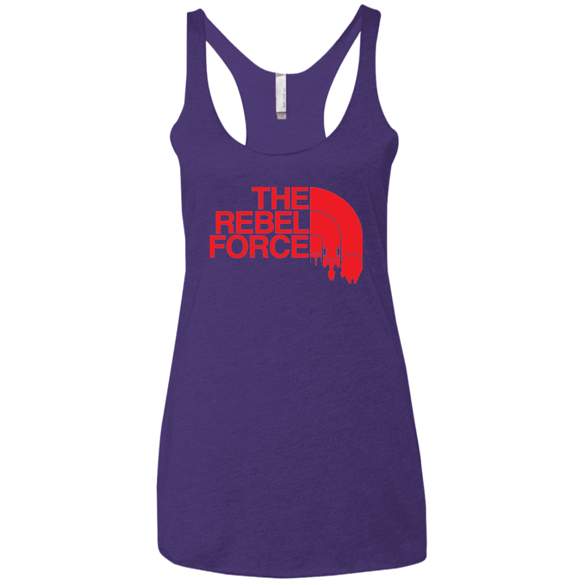 T-Shirts Purple / X-Small The Rebel Force 2 Women's Triblend Racerback Tank