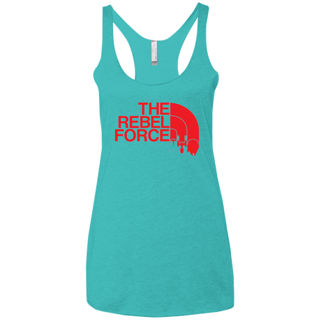T-Shirts Tahiti Blue / X-Small The Rebel Force 2 Women's Triblend Racerback Tank