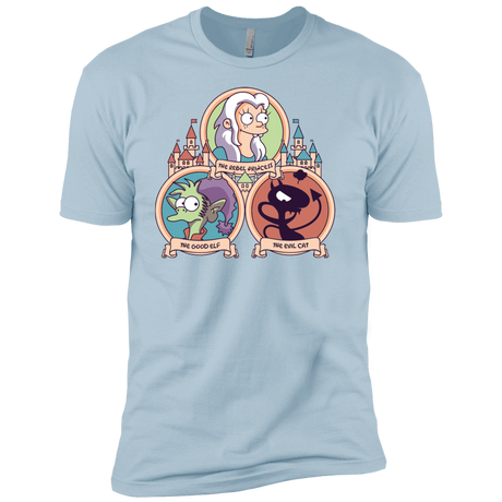 T-Shirts Light Blue / YXS The Rebel, the Good and Evil Cat Boys Premium T-Shirt