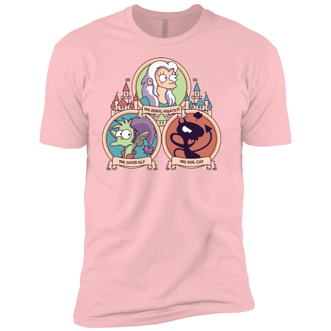 T-Shirts Light Pink / YXS The Rebel, the Good and Evil Cat Boys Premium T-Shirt