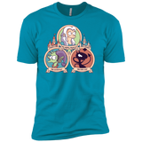 T-Shirts Turquoise / YXS The Rebel, the Good and Evil Cat Boys Premium T-Shirt