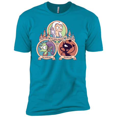 T-Shirts Turquoise / YXS The Rebel, the Good and Evil Cat Boys Premium T-Shirt