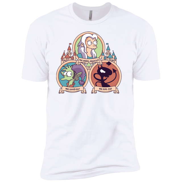 T-Shirts White / YXS The Rebel, the Good and Evil Cat Boys Premium T-Shirt