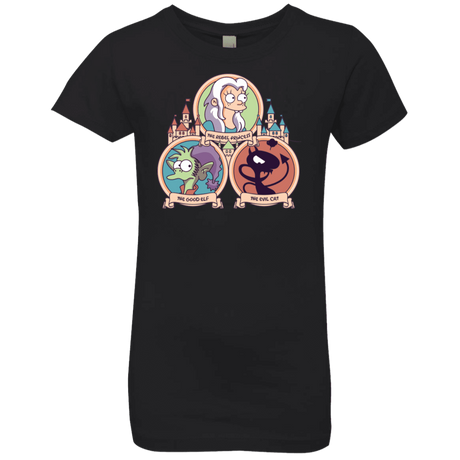 T-Shirts Black / YXS The Rebel, the Good and Evil Cat Girls Premium T-Shirt