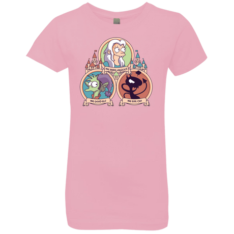 T-Shirts Light Pink / YXS The Rebel, the Good and Evil Cat Girls Premium T-Shirt